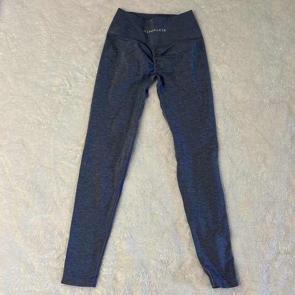 NWOT Women’s Alphalete Amplify French Blue Leggings Size M - Picture 4 of 7